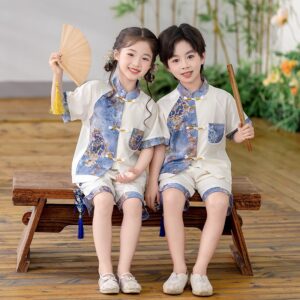 The Allure of Boy and girl Hanfu for kids: A Fusion of Tradition and Twin Delight-2