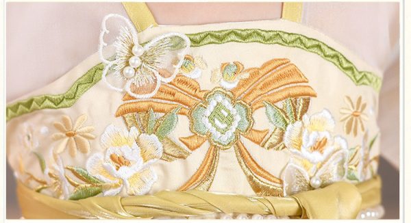 Girls' Hanfu Costume Summer Fairy Children's Ancient New Chinoiserie Dress Chinese Style Dress Kids' Hanfu Traditional Chinese Garments - Image 11