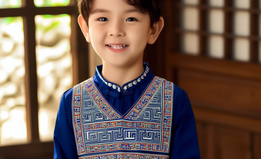The Profound Symbolism of the Well – Pattern Hanfu for kids