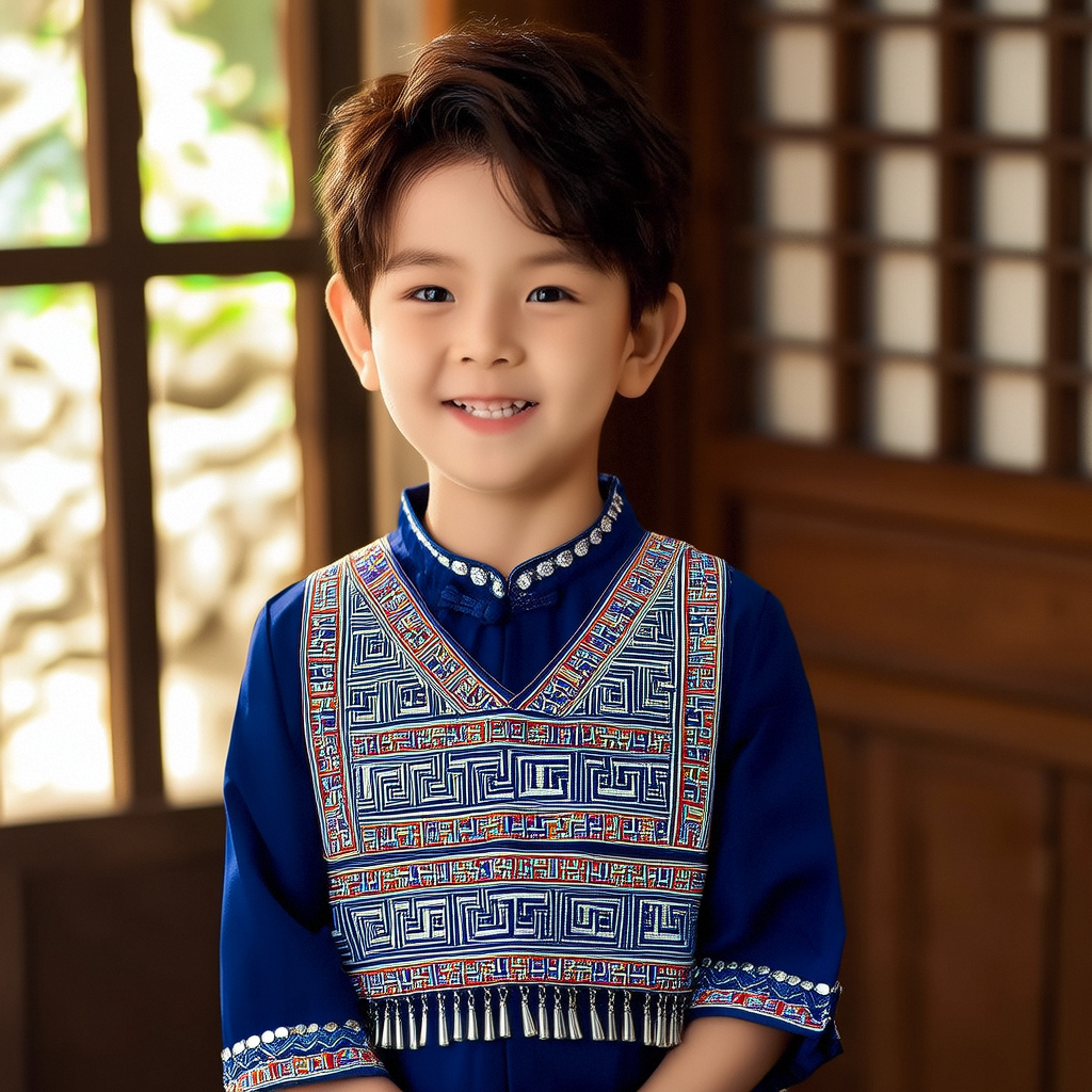 The Profound Symbolism of the Well – Pattern Hanfu for kids